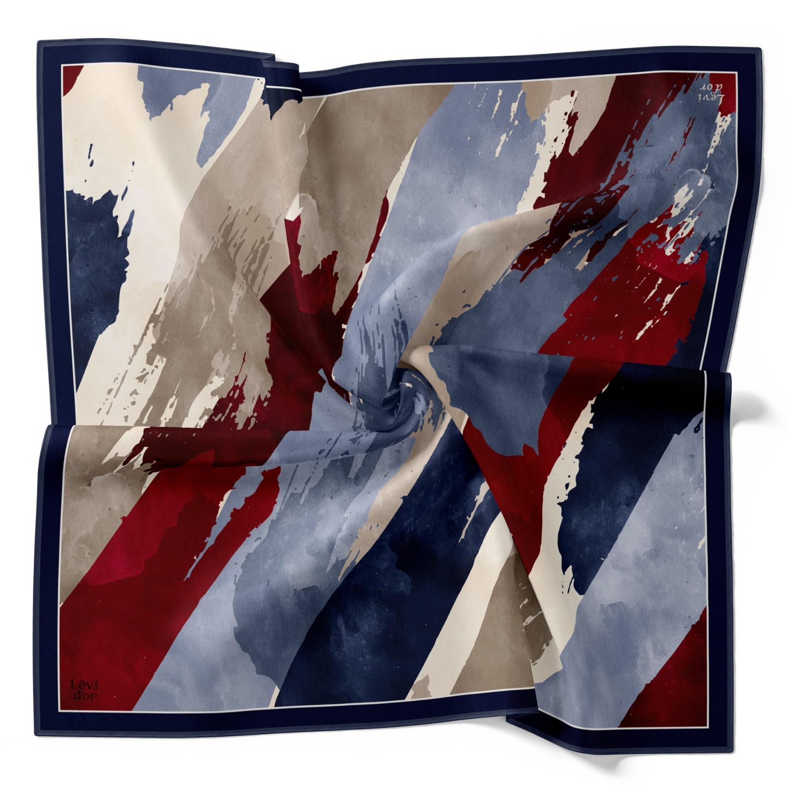 LEVİDOR FIRÇA DESEN İPEK EŞARP