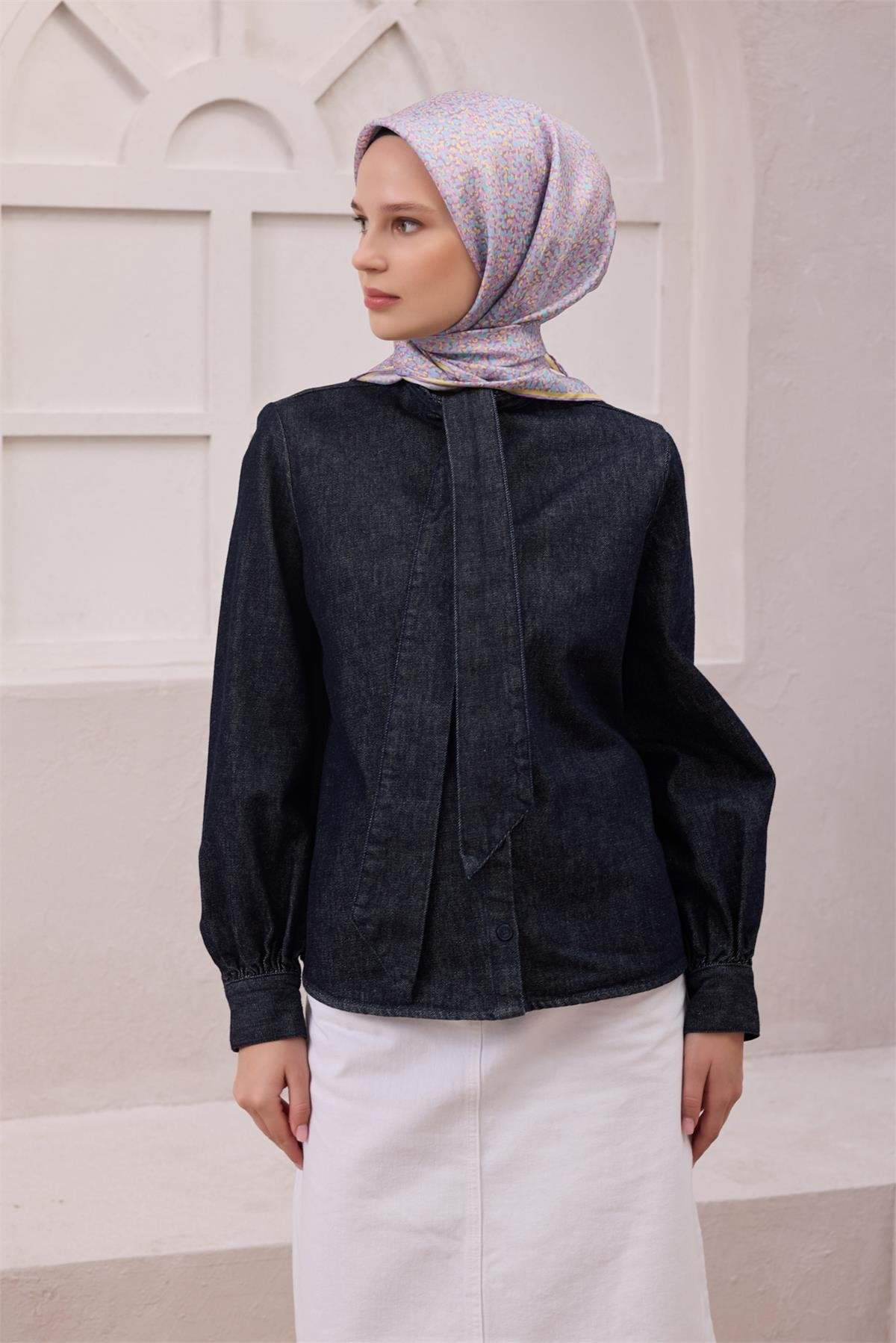 BELLİ LEOPAR DESEN İPEK EŞARP