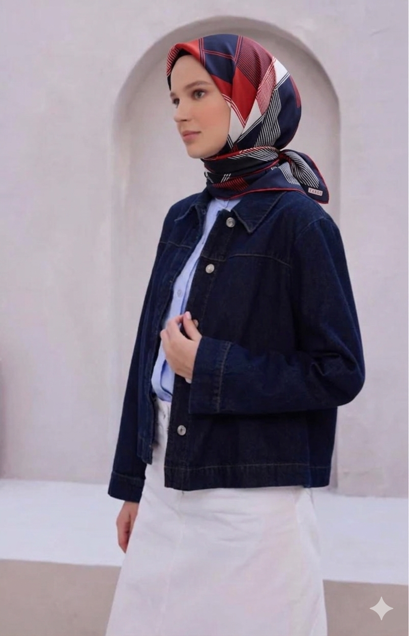 VAKKO Tivil İpek Eşarp