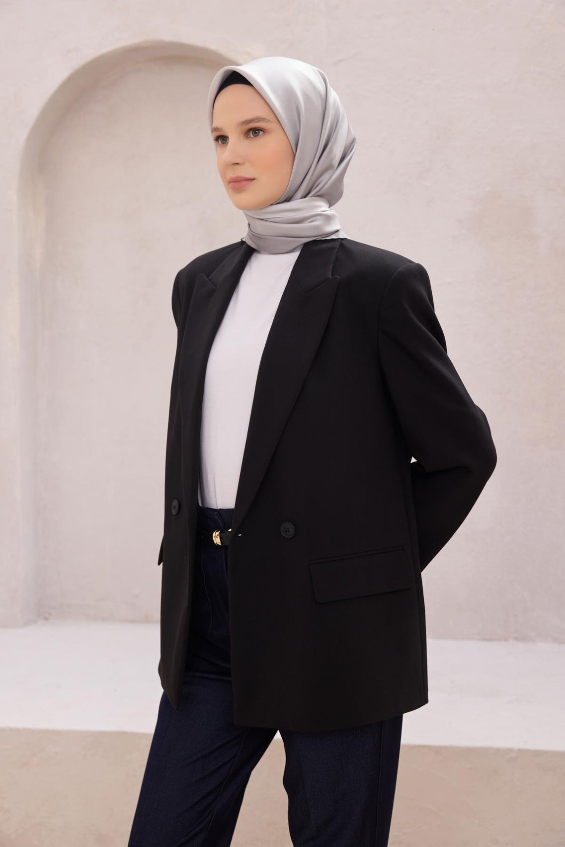 BELLİ DEGRADE DESEN İPEK EŞARP