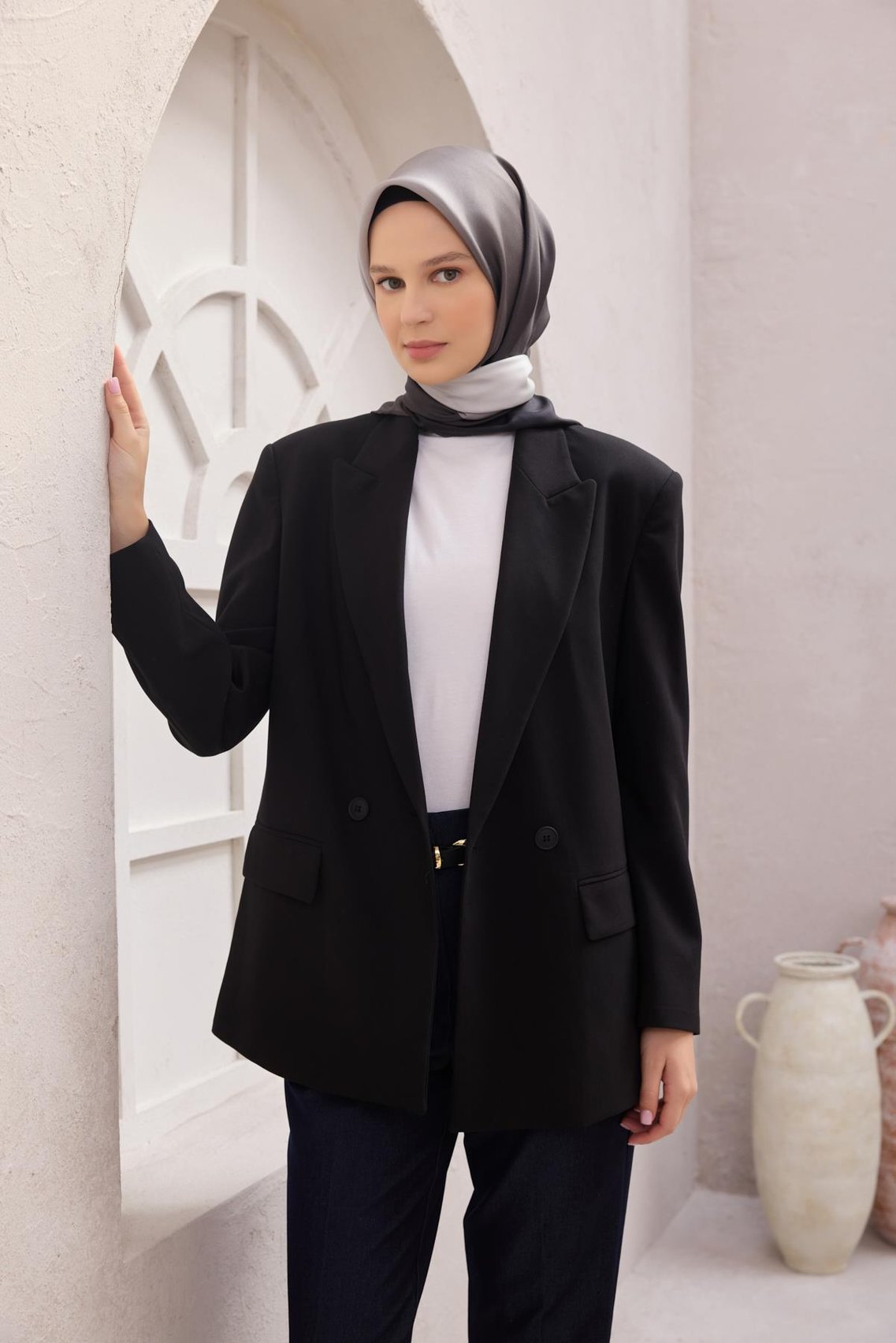 BELLİ DEGRADE DESEN İPEK EŞARP