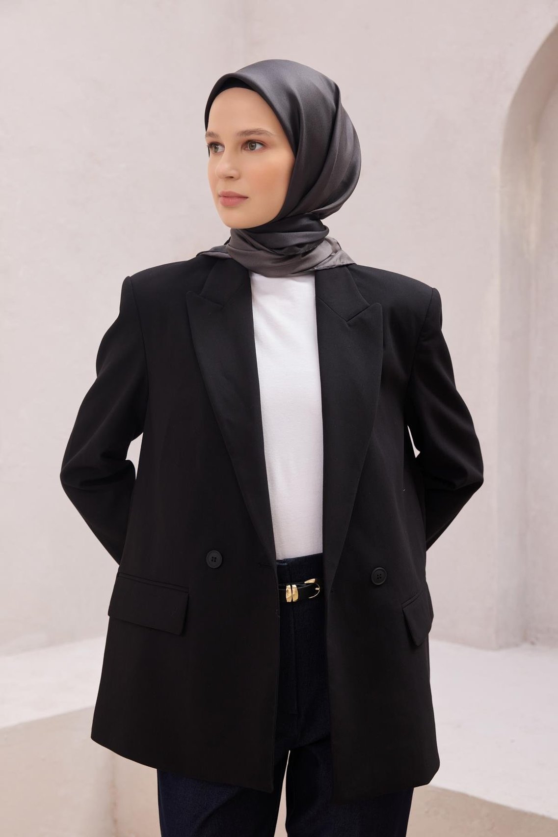 BELLİ DEGRADE DESEN İPEK EŞARP