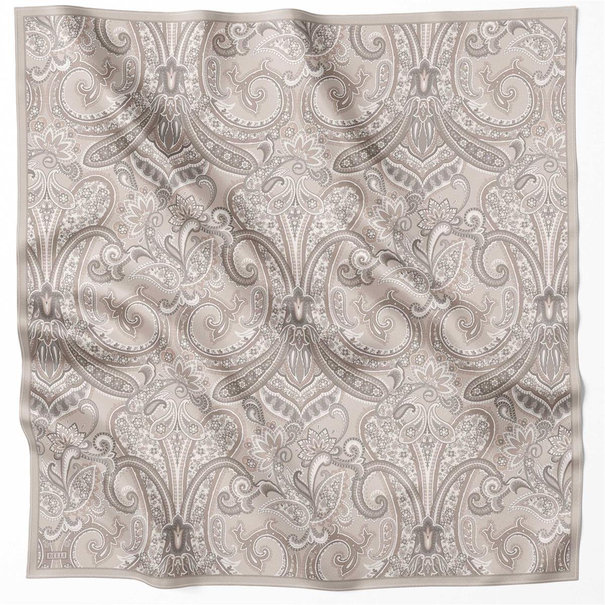 BELLİ ETNİK DESEN İPEK EŞARP