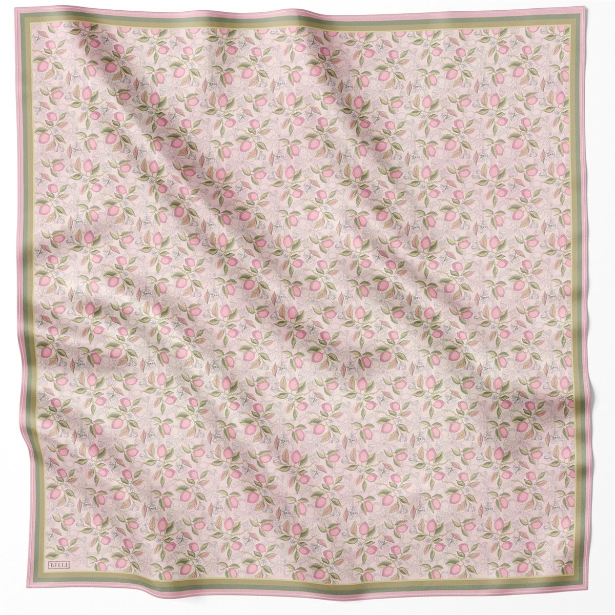 Belli Limon İpek Eşarp